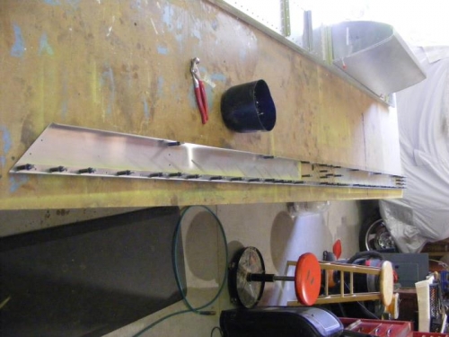 Cleco'd together ready to rivet