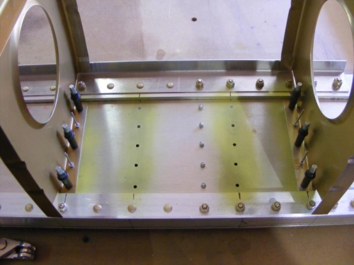 Ribs cleco'd in position