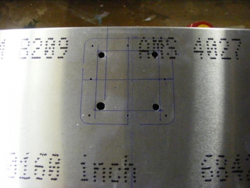 starter holes for nibbler