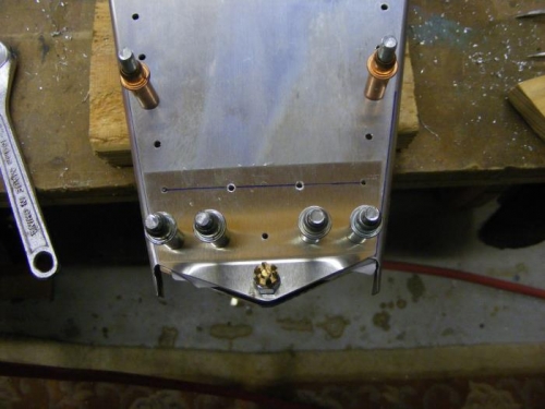 up-drill lower rudder hinge