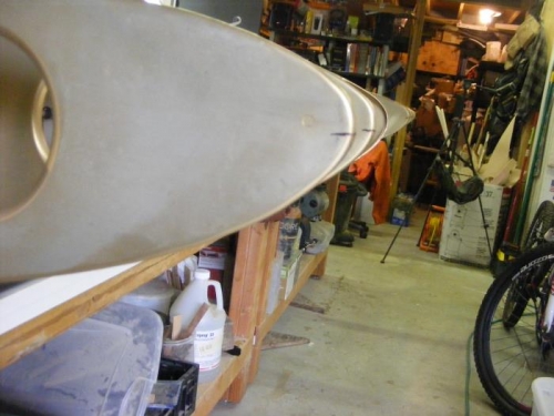 nose ribs cleco'd and marked