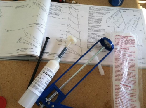 Proseal came today so I prepared the leading edge