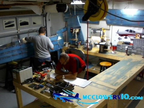 Zeke and I Sorking on the tail cone longerons