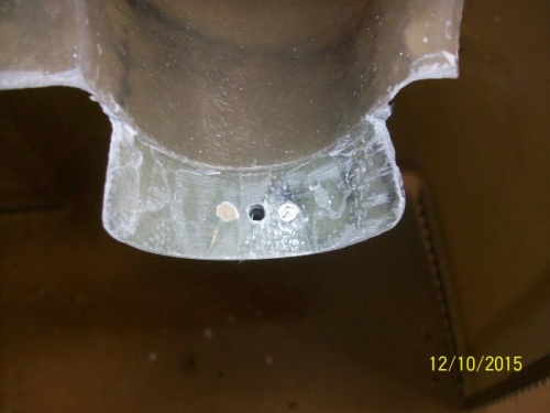 Joggle flange with platenut riveted