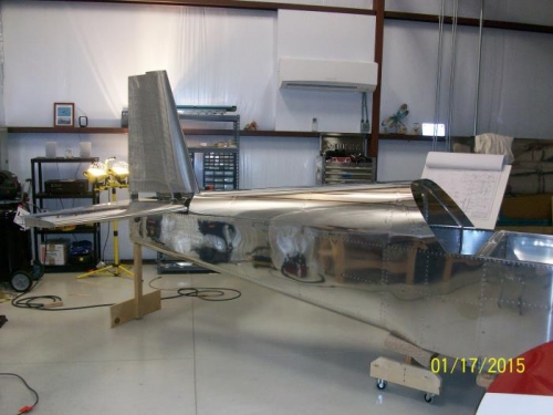 Vertical Stabilizer in place
