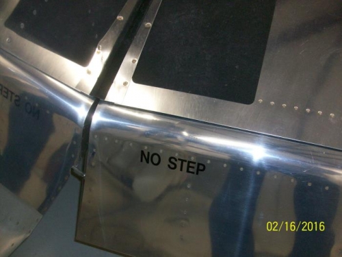 No Step on flap