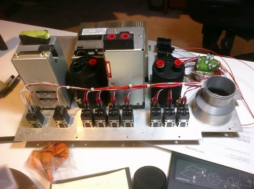 Only wiring for switch lighting is in place here