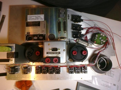 1 of 3 dimmers controls switch lighting  - linked thru D-sub connector