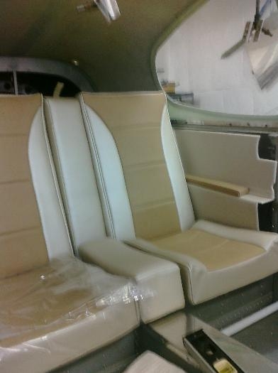 The roomy rear seats