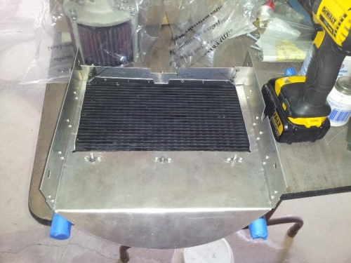 oil cooler and mount
