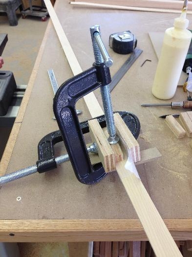 Scarf Joint glue up