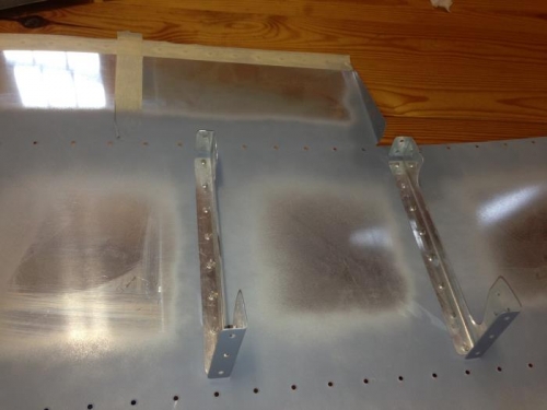 Ribs riveted to skins