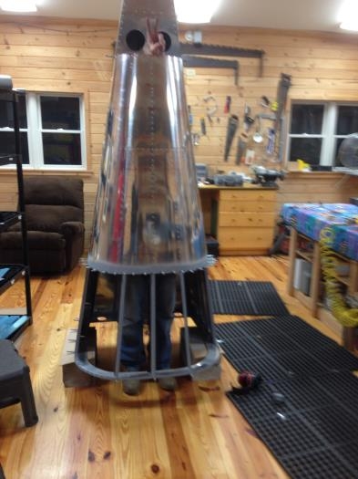 Me inside the tailcone