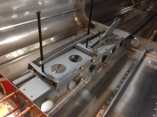 Bellcrank assbly and battery holder