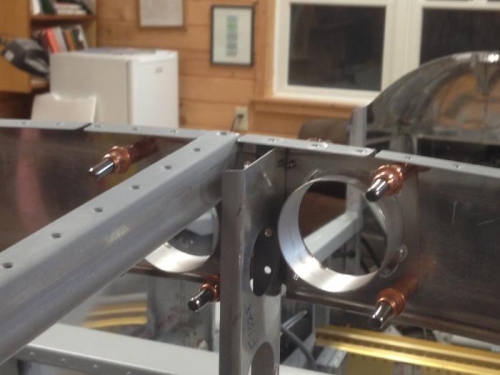 Air ducts in aft fuselage bulkhead