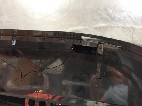 Defrost fan under panel