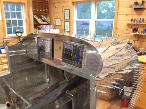 Assembly test fit with clecoes