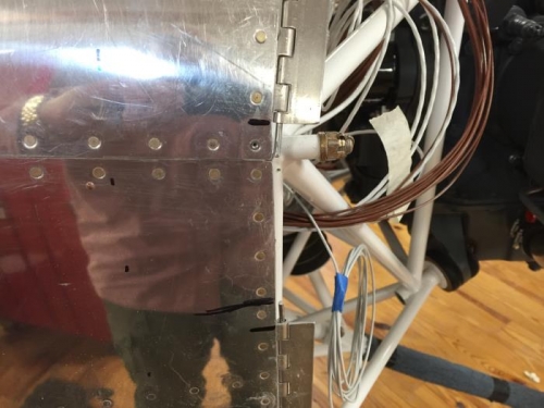 Marked where hinges start and stop