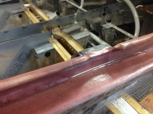 Finished cabin door lip