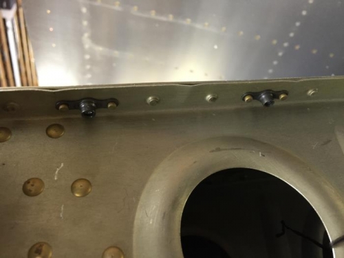 Nutplates on inboard rib