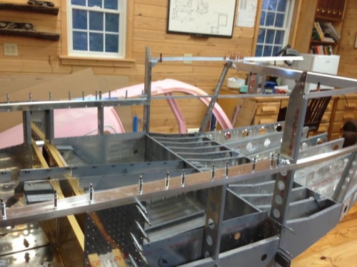 Building up fuselage