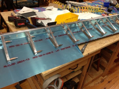 Bottom skin of elevator