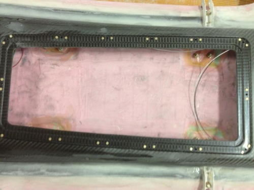 Nutplates around larger access panel