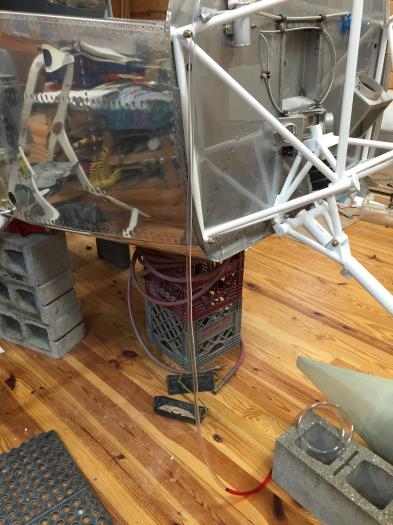 Brake fluid from reservoir during bleeding process