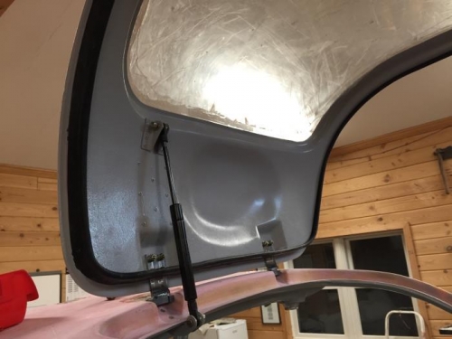 Inside of door with door seal