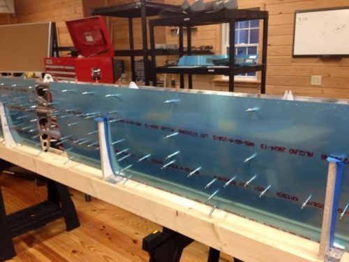 Horizontal Stabelizer in Jig