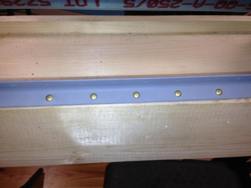 Stringers riveted together.