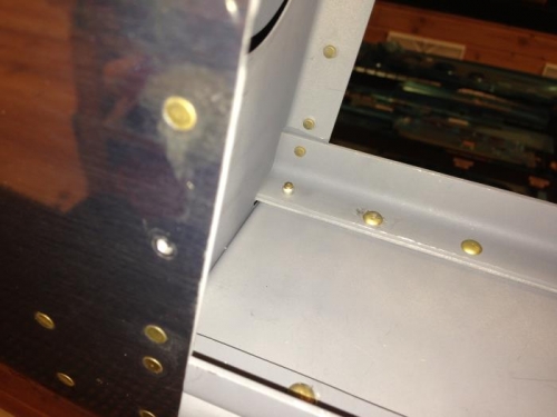 Cherry Max rivet in corner of spar web