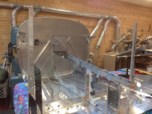 Firewall with forward fuselage bulkhead