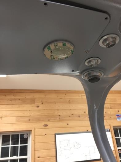 Aveo light in overhead console