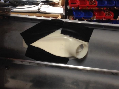 Inside empennage with NACA vents