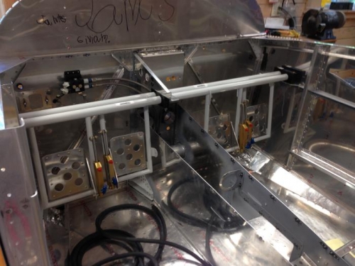 Rudder and brake pedals