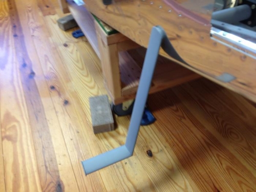 Step installed and primed