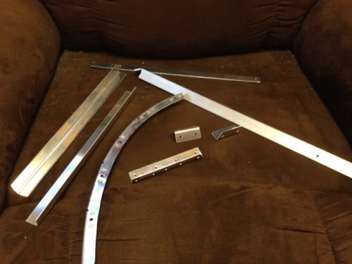 Upper fwd fuselage assembly parts