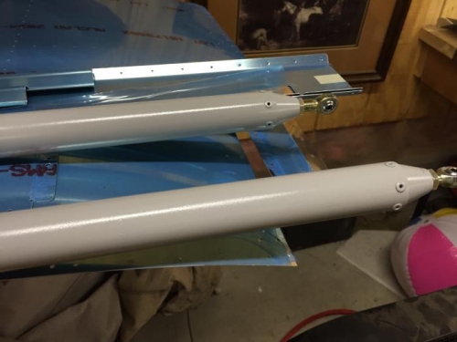 Aileron push rods