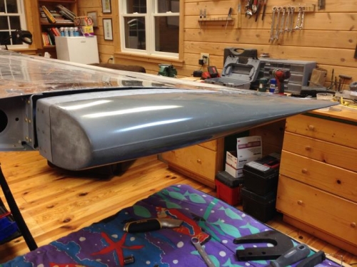 Finished tip on elevator