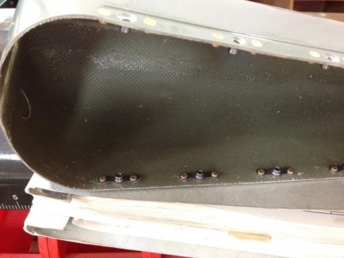 Rudder bottom fairing