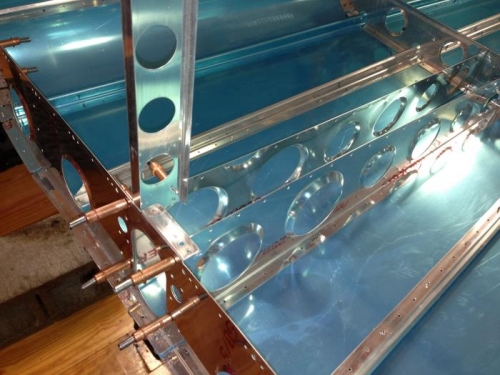 Bell crand ribs and bulkhead channel