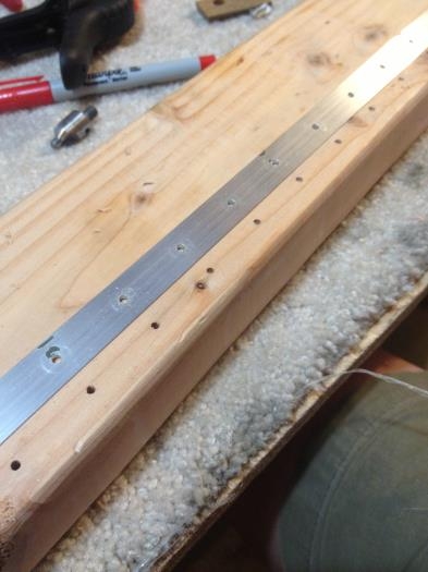Holes in wood for easy countersinking