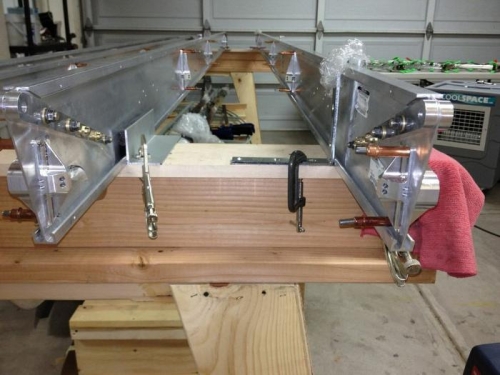 Mirrored Front Spars, both wings