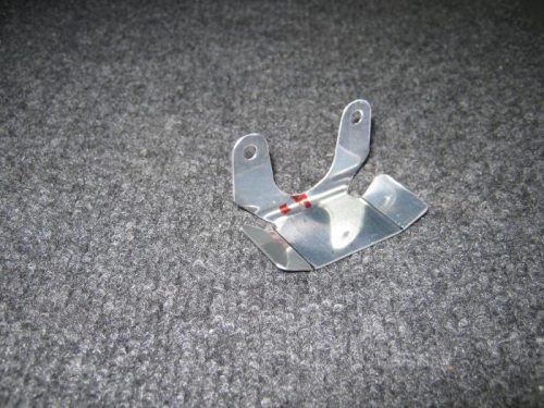 Modified wiring bracket to include the outboard bends