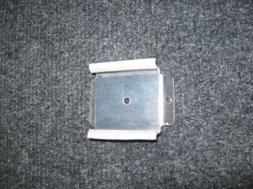 Flanges trimmed and foam strips attached to F12125 wireway