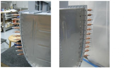 Match drilled & Clico'd right & left lower cowl hinges