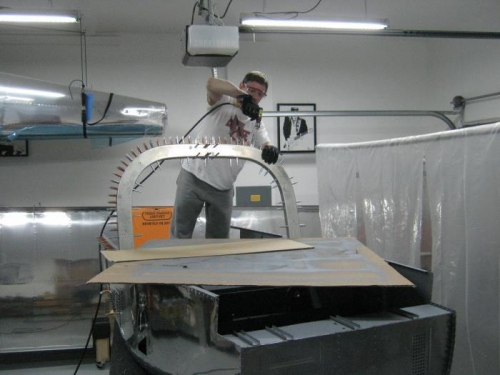 Match drilled in place rollbar assembly