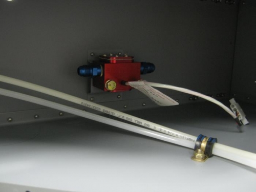 Installed the FT-60 fuel flow meter