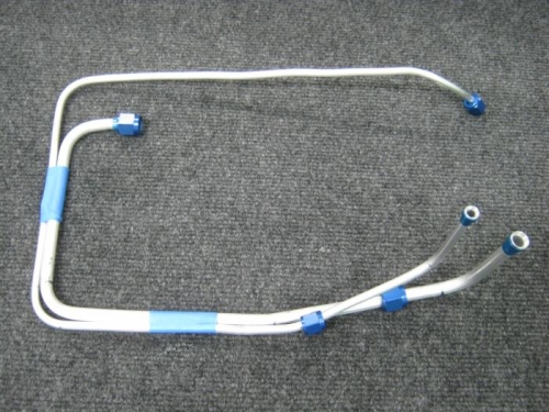 Created the fuel return line and attached to the F1259F fuel line tank pump for practice fitting